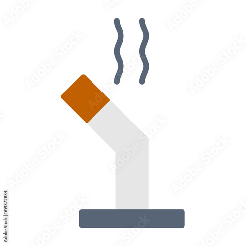 Obraz na płótnie Cigarette But Icon w salonie