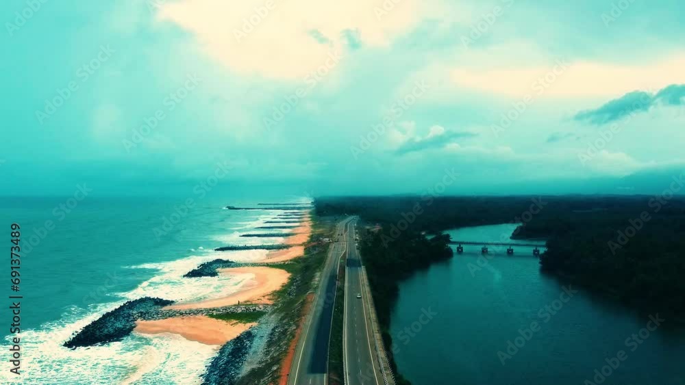 coastal odyssey: rivers and ocean