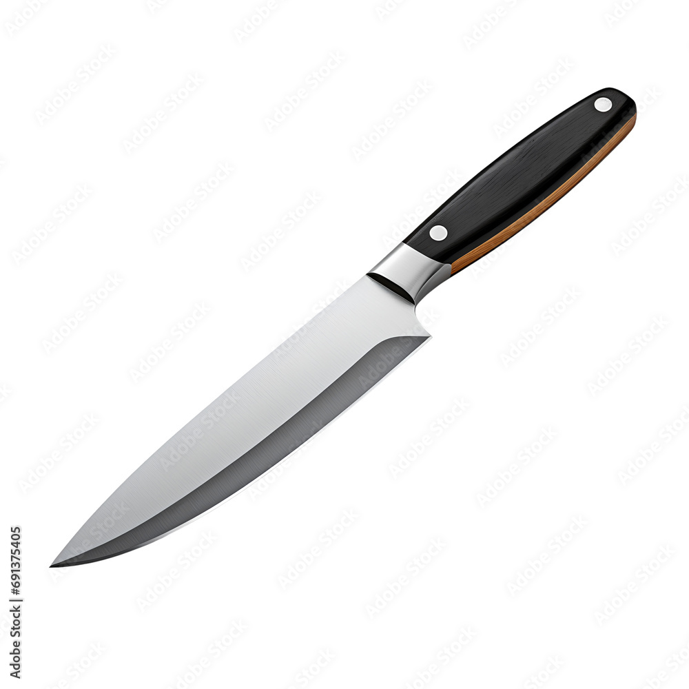 Kitchen knife, isolated on transparent background, png, 300 dpi Kitchen knife, isolated on transparent background, png, 300 dpi