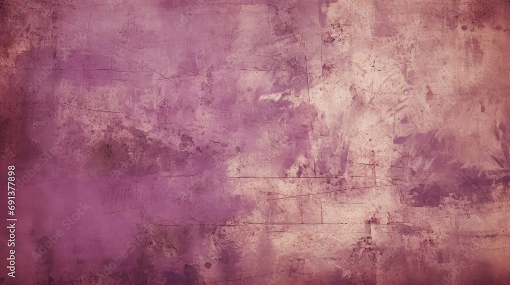 Fototapeta premium Vintage Mauve Grunge Texture - Distressed Pink Background