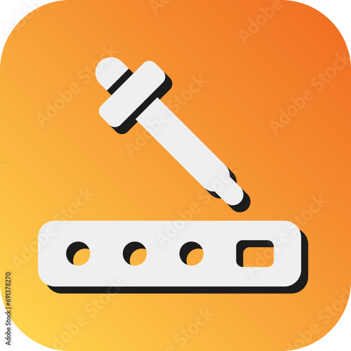  Diluent Vector Glyph Gradient Background Icon Desig