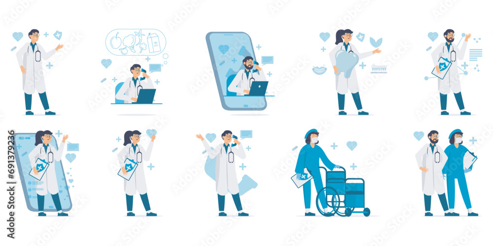 Doctor Concept Illustration Doctor Concept Illustration