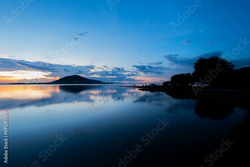 Sunset Pasak Cholasit Dam,Lopburi