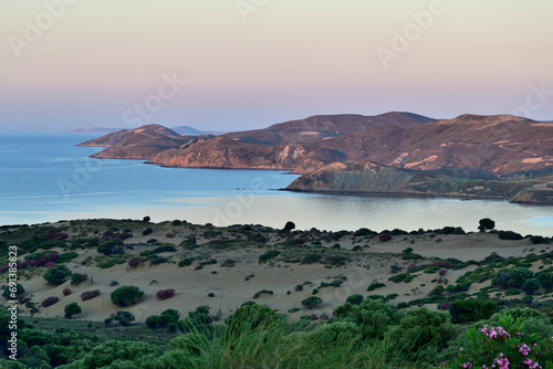 sand dunes - Ammothines, Gomati area, Lemnos island, Greece, Aegean Sea