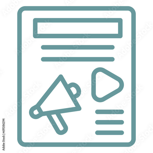 Advertorial Icon Style