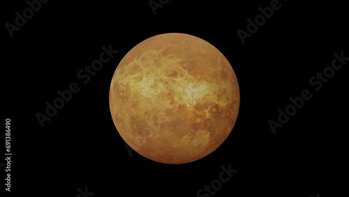 Venus Planet VFX Rotating