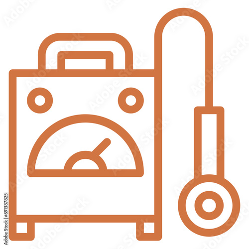 Dosimeter Icon Style