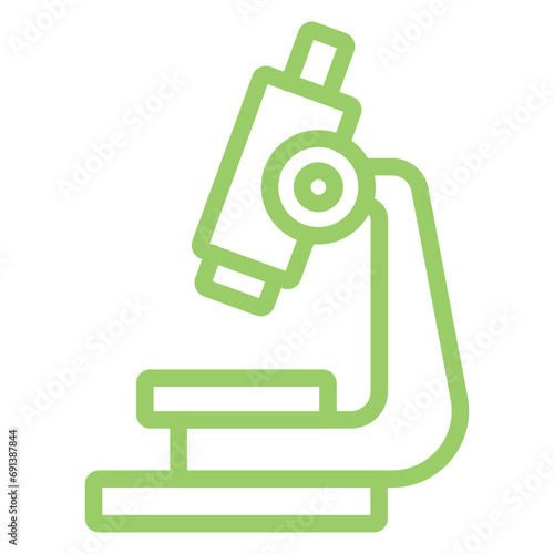 Microscope Icon Style