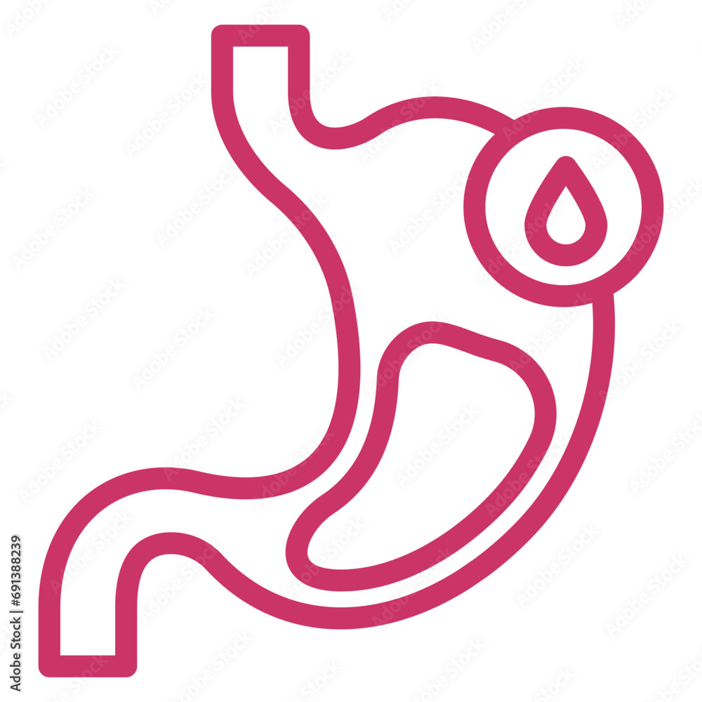 Gastroenterology Icon Style Gastroenterology Icon Style