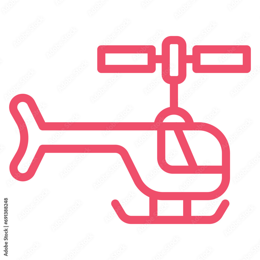 Helicopter Icon Style Helicopter Icon Style