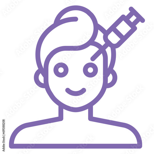 Facial Plastic Surgery Icon Style