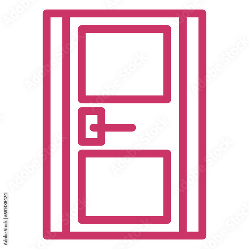 Electric Door Icon Style