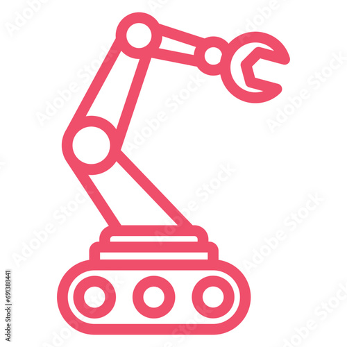 Autonomous Robotics Icon Style