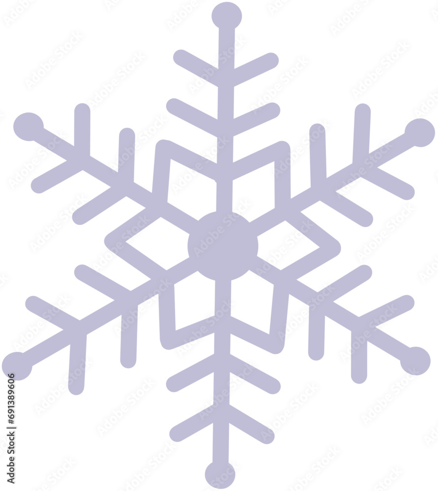 snowflake on white snowflake on white