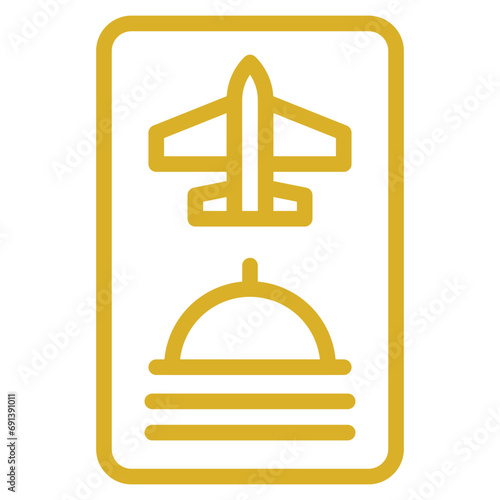 Digital Inflight Menu Icon Style
