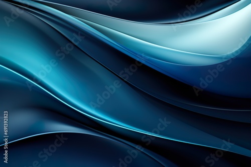 Fond d'écran d'une vague bleue design. Wallpaper of a blue wave design.