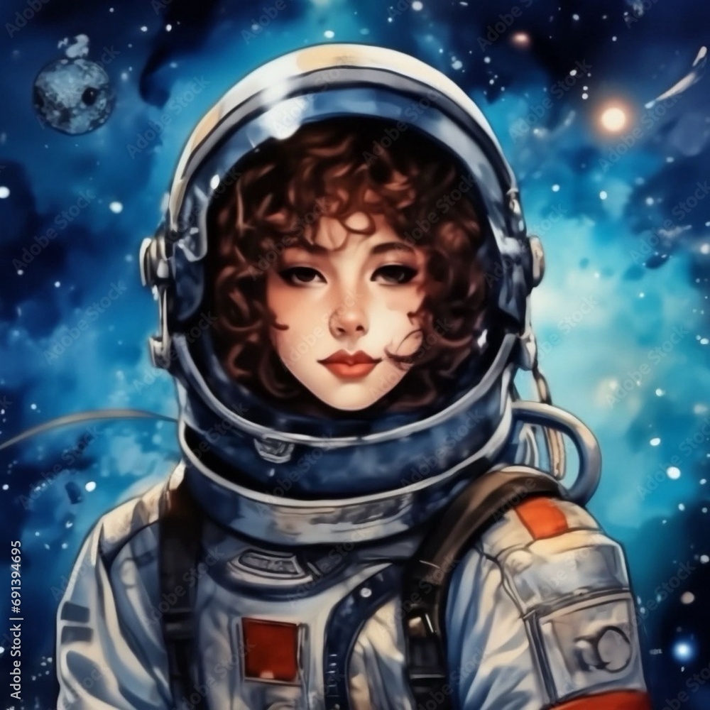 astronaut in space astronaut in space