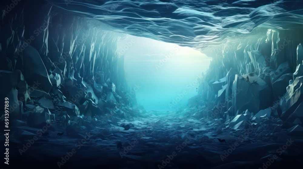 scene with underwater