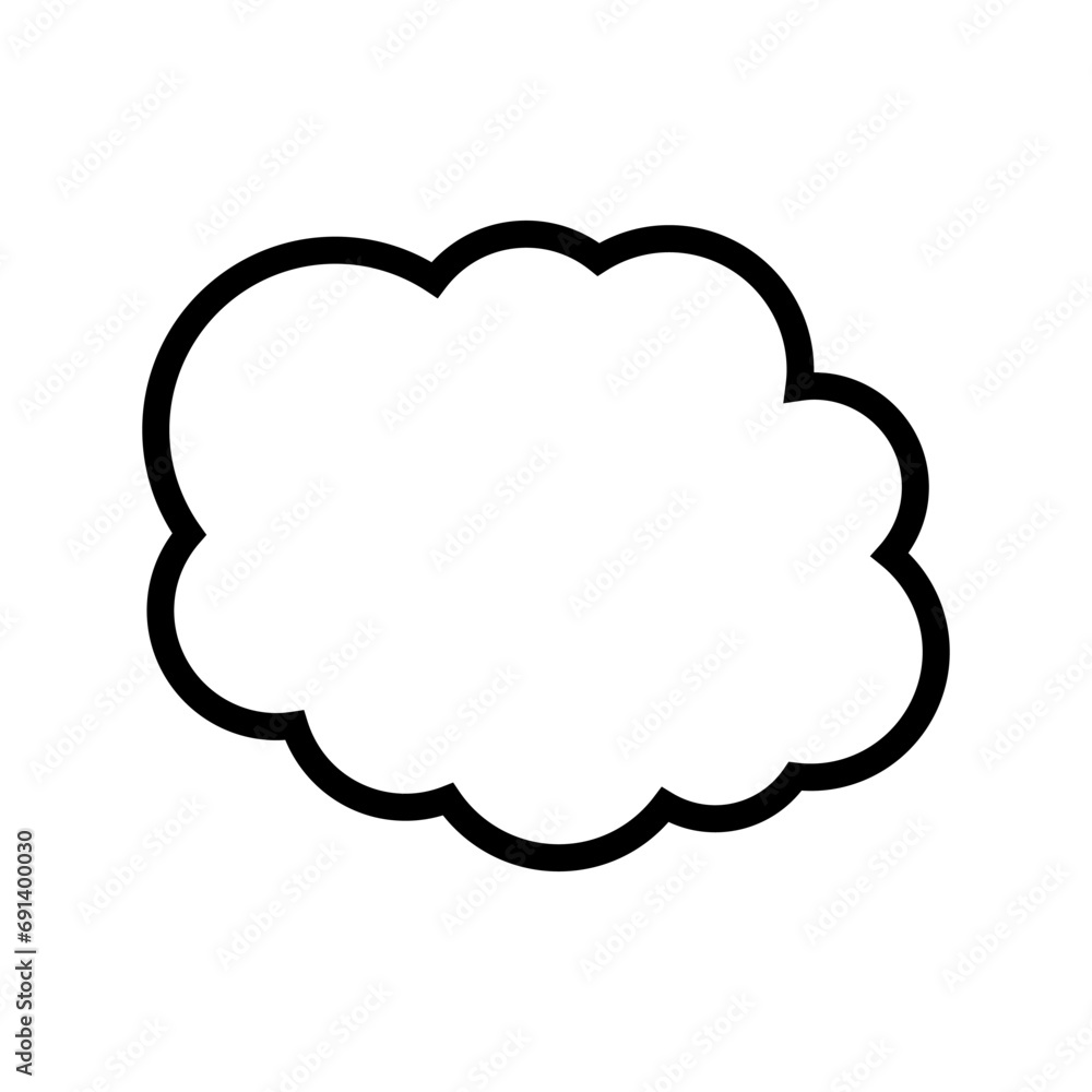 Toy cloud icon vector. Baby clouds illustration sign. Cloud symbol or logo. Toy cloud icon vector. Baby clouds illustration sign. Cloud symbol or logo.