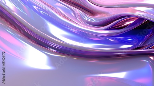 Image that features a fusion of liquid chrome elements  blending shiny and reflective surfaces  background image  generative AI