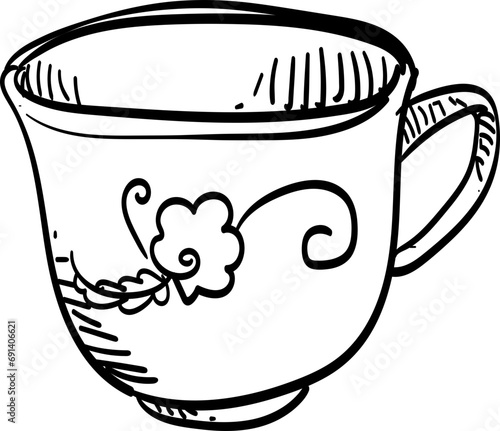 cup handdrawn illustration