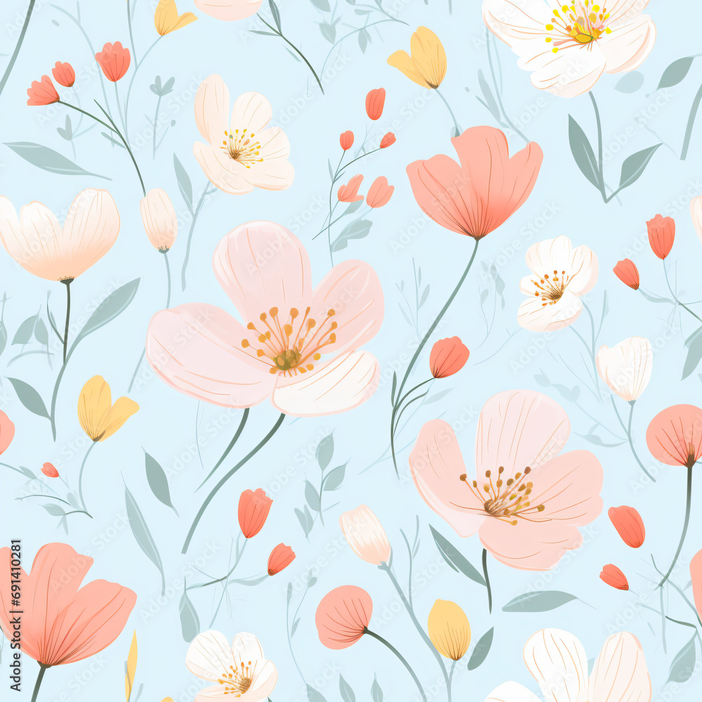 seamless floral pattern seamless floral pattern