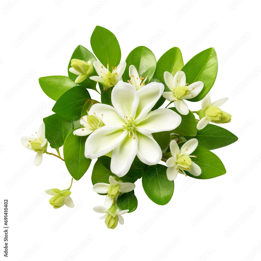 organic jasmine flower, png