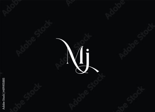 MJ creative logo design and initial logo