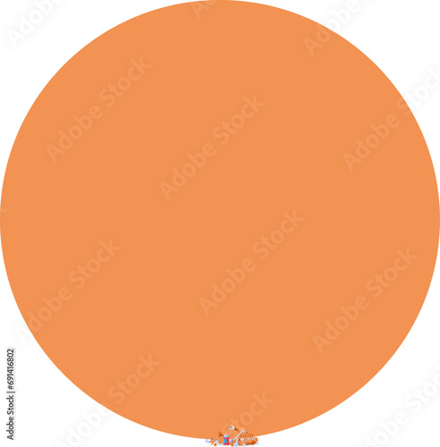 Rusty unwanted metal piled up in big pile. Heap of metallurgical industry refuse. Metal waste pollution problem. Simple cartoon vector concept isolated on white background