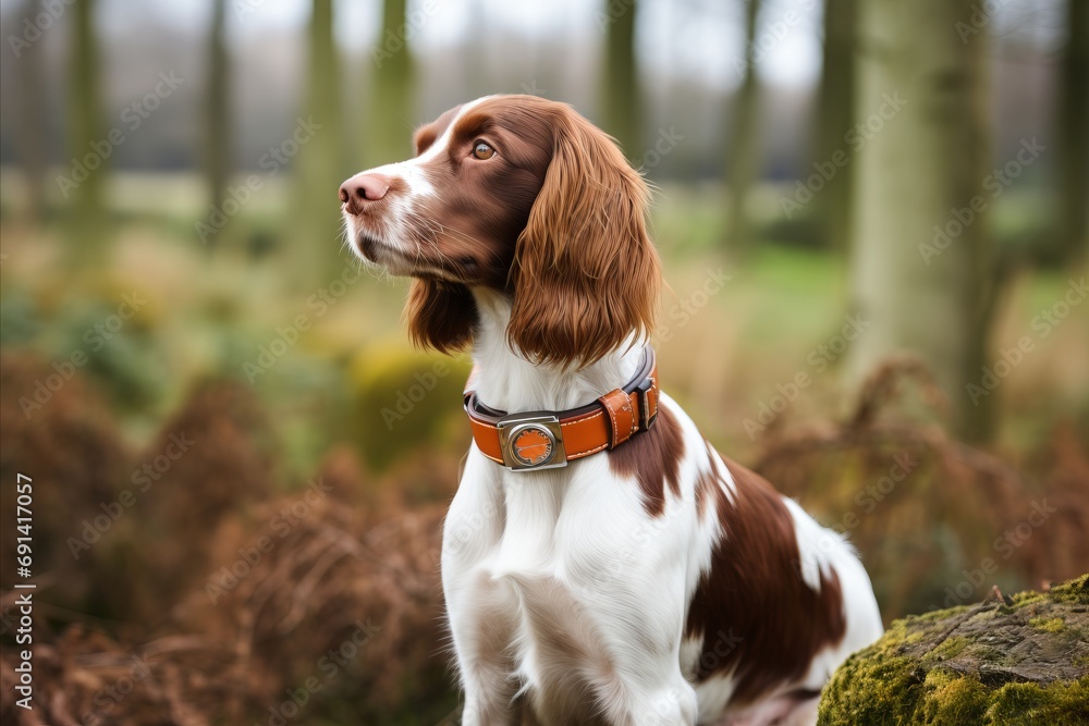 Smart Collar for Purebred Dogs. Monitors Activity and Health, Transmits Data to Owners Smartphone