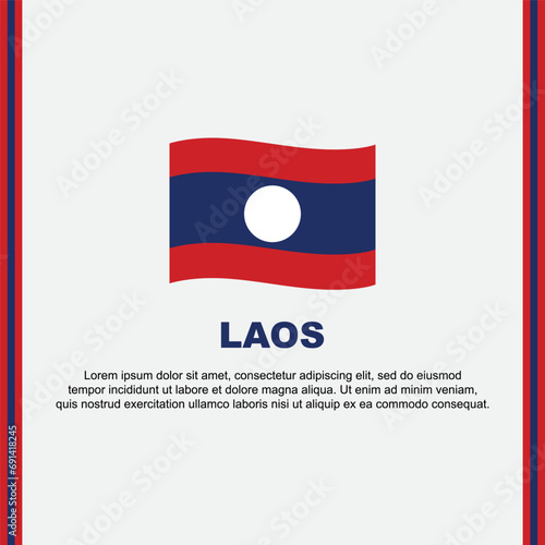 Laos Flag Background Design Template. Laos Independence Day Banner Social Media Post. Laos Cartoon Free Download Laos Flag Background Design Template. Laos Independence Day Banner Social Media Post. Laos Cartoon - GFXLoad