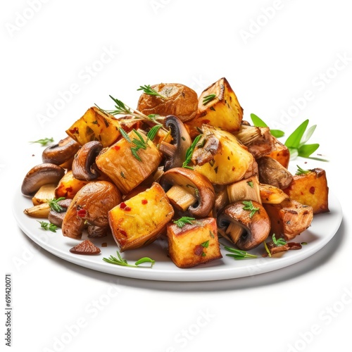 Roasted Potato with Mushrooms