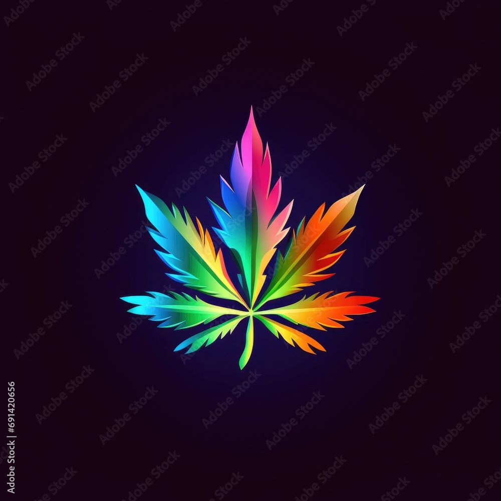 Marijuana leaf symbol graphic design illustration Marijuana leaf symbol graphic design illustration