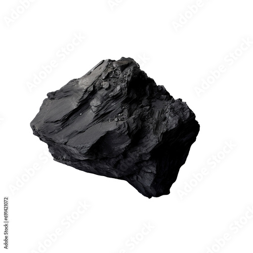 Coal isolated on transparent background