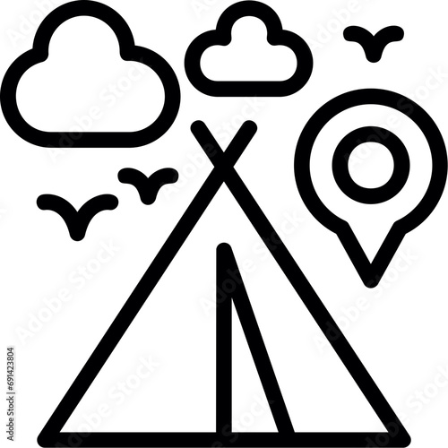 Campsite Icon