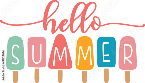 Hello Summer - Summer Illustration