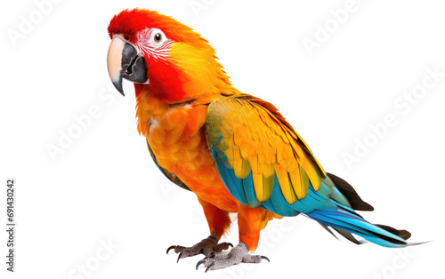 Exotic Parrot On Isolated Background ©  Creative_studio