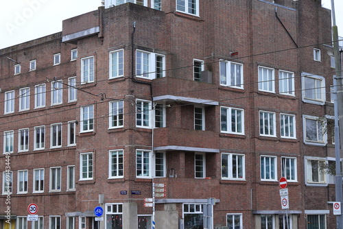 Amsterdam Hoofdweg and Erasmusgracht Street Corner Building, Netherlands photo