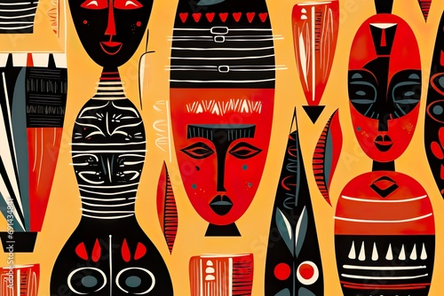 flat south african pattern design