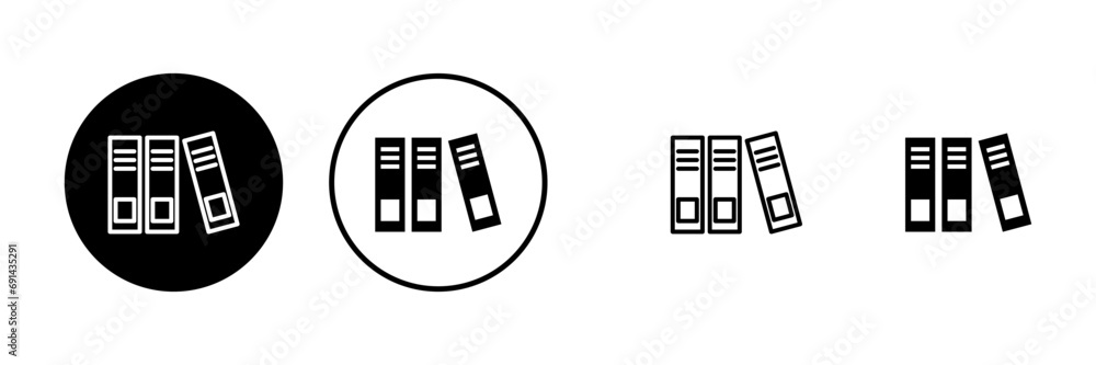 Library icons set. Book icon vector Library icons set. Book icon vector