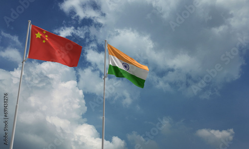 Canvas Print china chinese republic india country international south east asia battle war ar