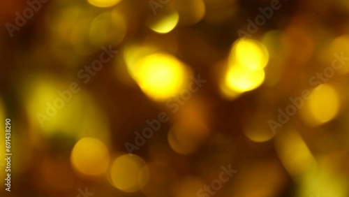 footage of gold bokeh background
