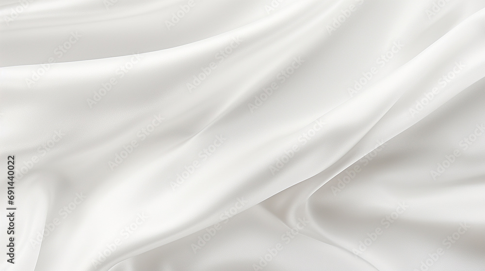 Shiny white fabric background, smooth white silk background, white fabric texture, Generative AI Shiny white fabric background, smooth white silk background, white fabric texture, Generative AI