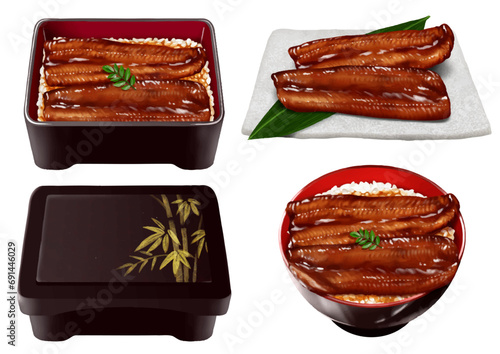 鰻 うな重 うな丼 蒲焼き 土用の丑の日