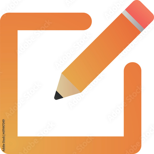 Edit Pencil Pen Icon, vector, flat, gradient, color, illustration, art for design, ui, web, interface Free Download Edit Pencil Pen Icon, vector, flat, gradient, color, illustration, art for design, ui, web, interface - GFXLoad