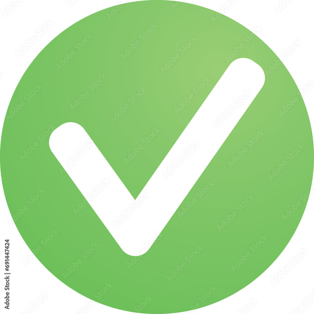 accept approve check mark correct done ok Icon, vector, flat, gradient, color, illustration, art for design, ui, web, interface accept approve check mark correct done ok Icon, vector, flat, gradient, color, illustration, art for design, ui, web, interface
