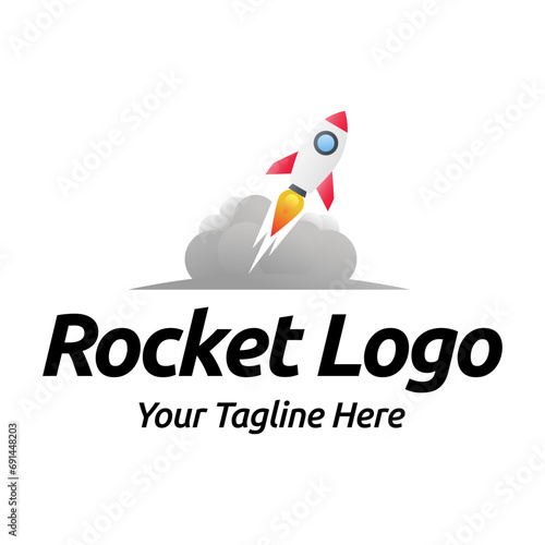 Rocket logo design icon template. Rocket Logo Designs Vector Template  Rocket Logo Symbol Icon