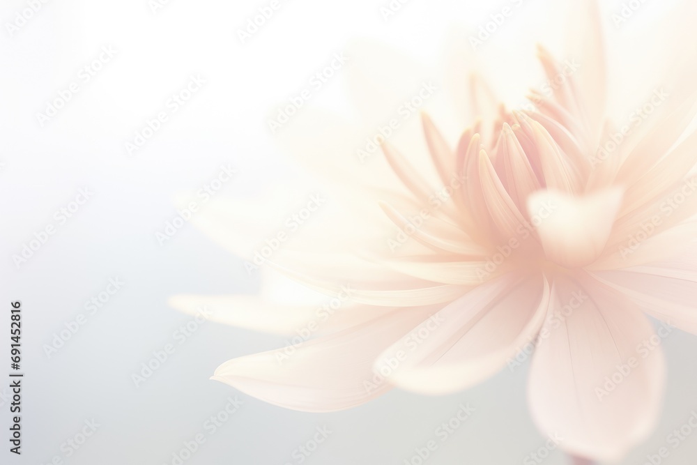 Fototapeta premium Floral background in peach color, 2024 year trend