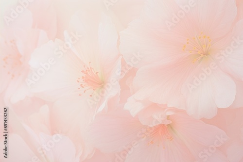 Floral background in peach color, 2024 year trend © nnattalli