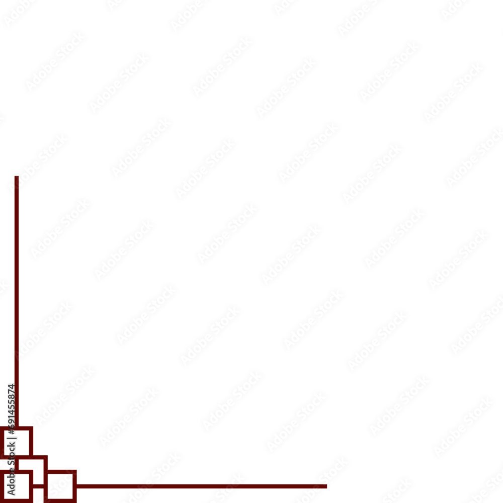 Obraz premium Chinese Line Corner